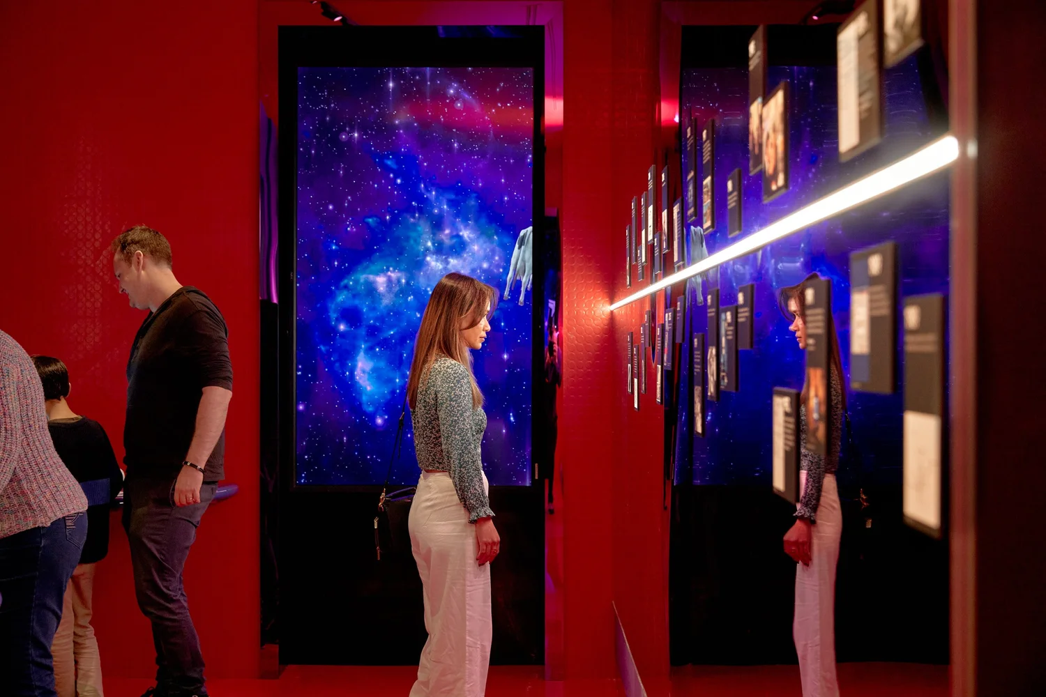 National Communication Museum — large-format screen work (photo Casey Horsfield / Studio Peter King)